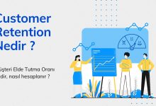 Customer Retention Rate Nedir ? 13 Blue and White Illustrative Technology Startup Business Plan Presentation